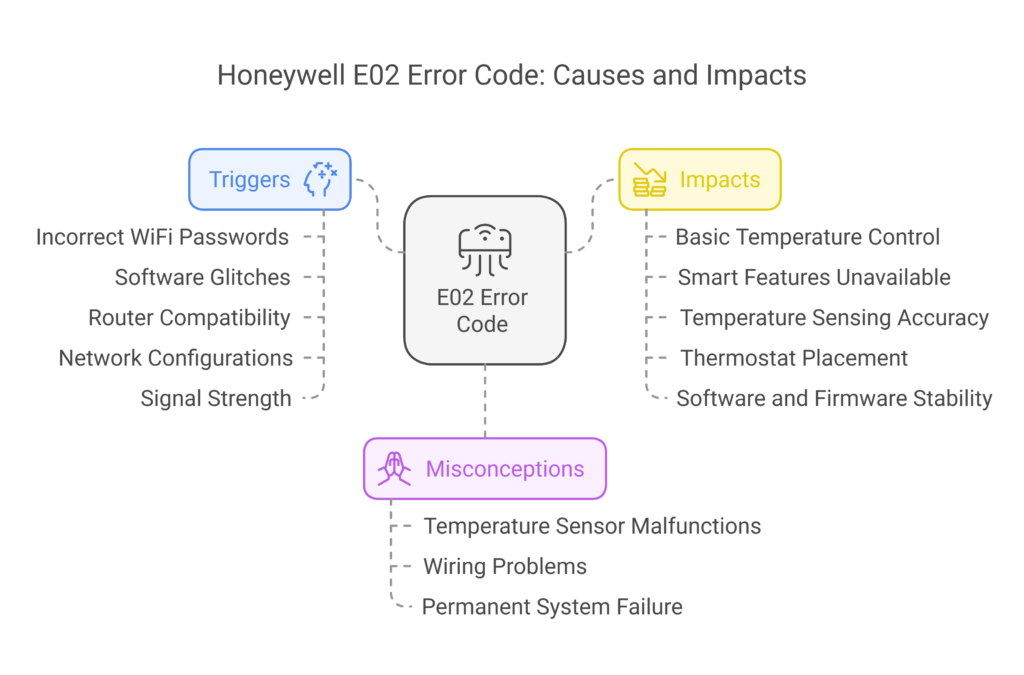 E02 Error Code Thermostat