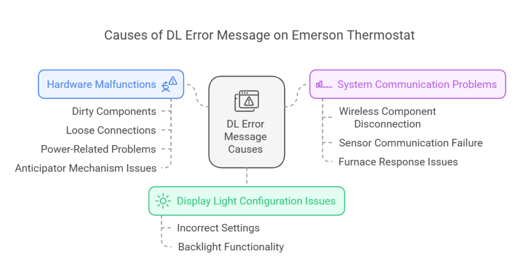 What Does DL Mean on Emerson Thermostat