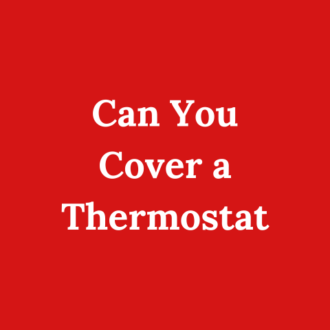 Can You Cover a Thermostat